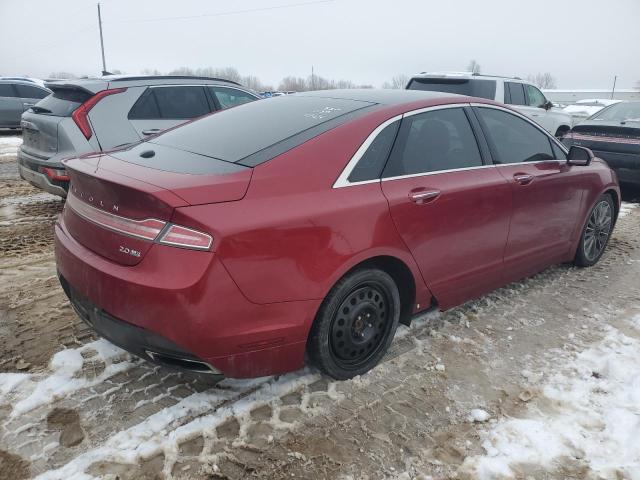 3LN6L2J91ER813439 - 2014 LINCOLN MKZ BURGUNDY photo 3