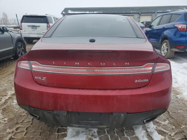 3LN6L2J91ER813439 - 2014 LINCOLN MKZ BURGUNDY photo 6