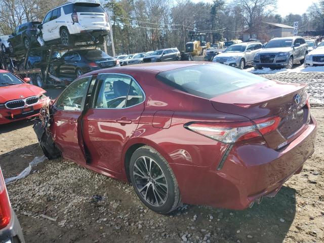 4T1B21HK8JU502484 - 2018 TOYOTA CAMRY HYBRID RED photo 2