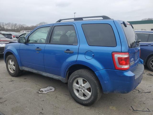 1FMCU0D72BKB50400 - 2011 FORD ESCAPE XLT BLUE photo 2