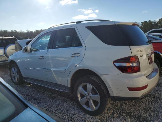 4JGBB8GB5BA718337 - 2011 MERCEDES-BENZ ML 350 4MATIC WHITE photo 2