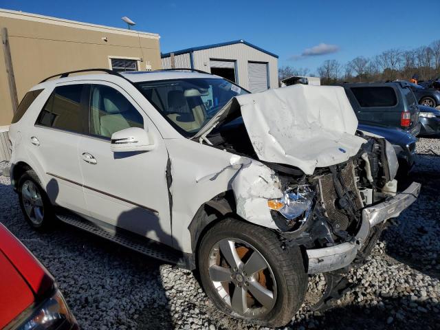 4JGBB8GB5BA718337 - 2011 MERCEDES-BENZ ML 350 4MATIC WHITE photo 4