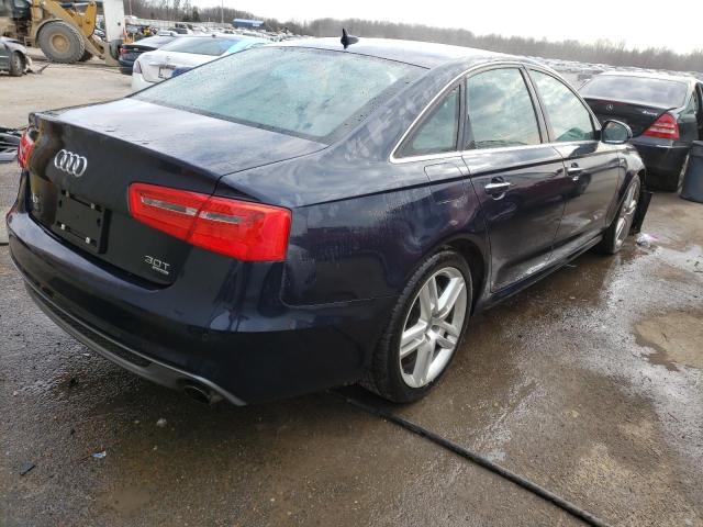 WAUFGAFC0FN007830 - 2015 AUDI A6 PREMIUM PLUS BLUE photo 3