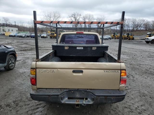 5TEPM62N41Z821960 - 2001 TOYOTA TACOMA TAN photo 6