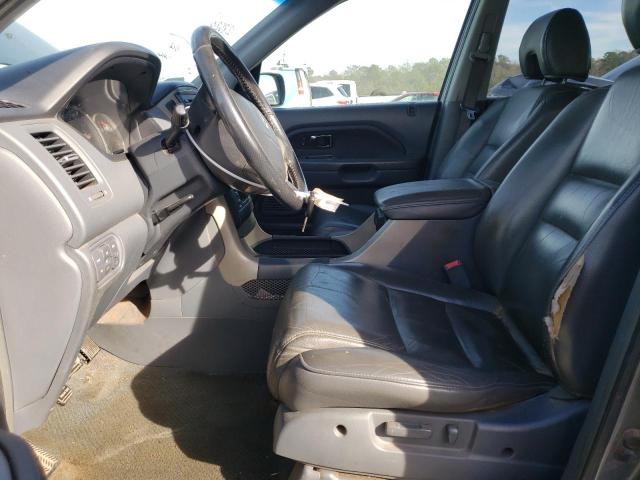 5FNYF28527B039620 - 2007 HONDA PILOT EXL GRAY photo 7