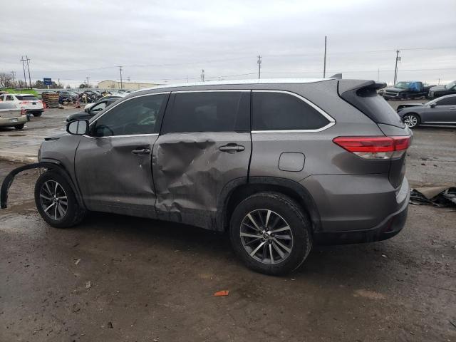 5TDKZRFH2KS567150 - 2019 TOYOTA HIGHLANDER SE GRAY photo 2