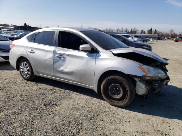 3N1AB7AP4EY297910 - 2014 NISSAN SENTRA S SILVER photo 4