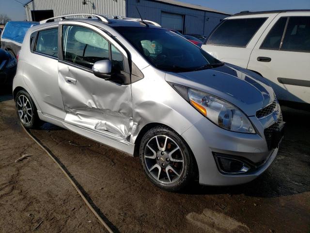 KL8CF6S96EC442080 - 2014 CHEVROLET SPARK 2LT SILVER photo 4