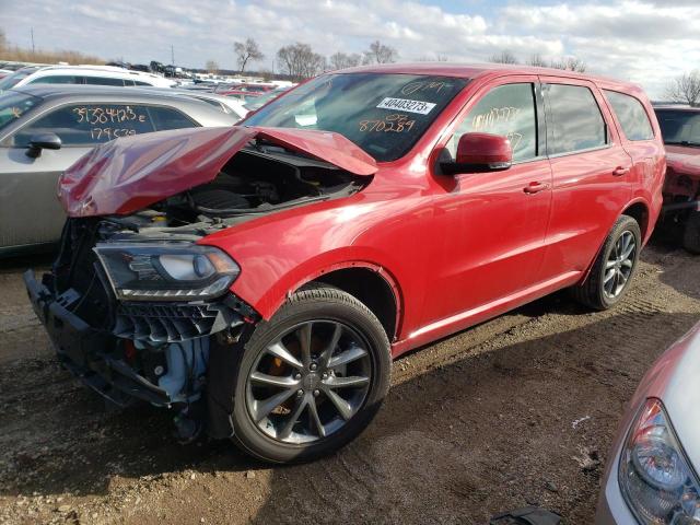 1C4RDJDGXHC870289 - 2017 DODGE DURANGO GT RED photo 1