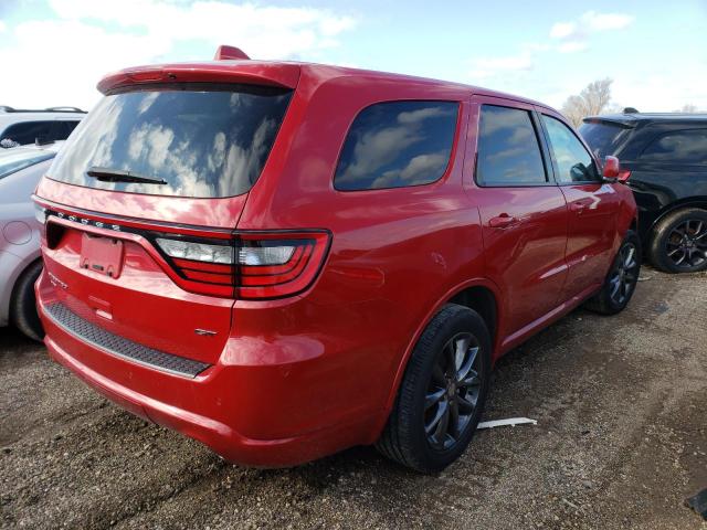 1C4RDJDGXHC870289 - 2017 DODGE DURANGO GT RED photo 3