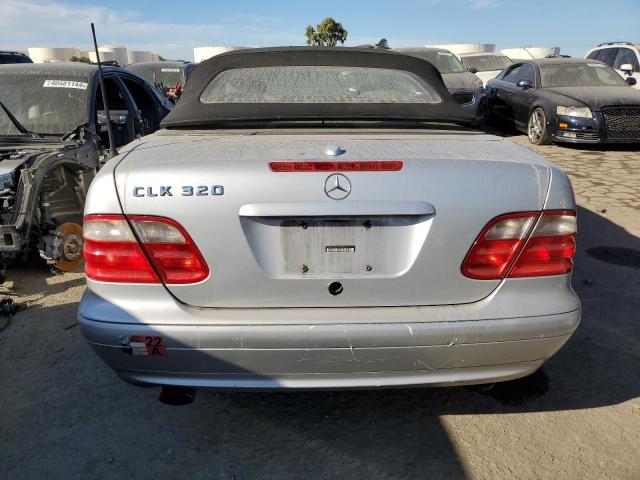 WDBLK65G92T119794 - 2002 MERCEDES-BENZ CLK 320 SILVER photo 6