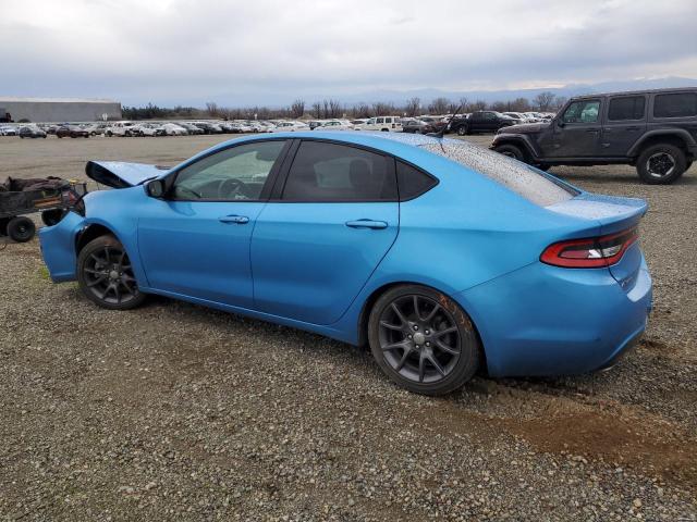 1C3CDFGB2GD823564 - 2016 DODGE DART GT SPORT BLUE photo 2