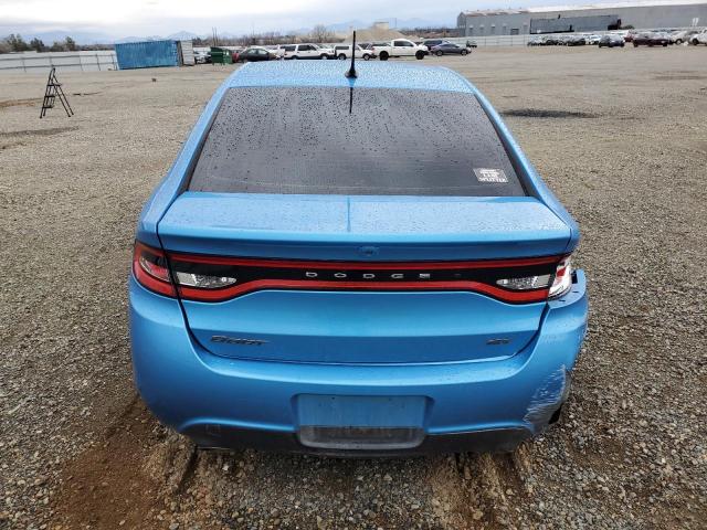 1C3CDFGB2GD823564 - 2016 DODGE DART GT SPORT BLUE photo 6