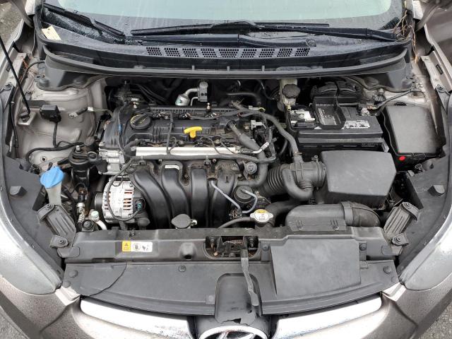 5NPDH4AE0FH562570 - 2015 HYUNDAI ELANTRA SE GRAY photo 11