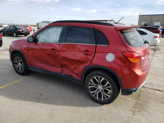 JA4AR4AW4GZ027741 - 2016 MITSUBISHI OUTLANDER SEL RED photo 2