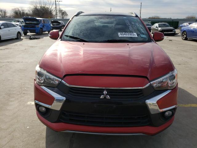 JA4AR4AW4GZ027741 - 2016 MITSUBISHI OUTLANDER SEL RED photo 5