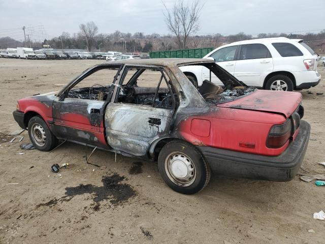 1NXAE94A0LZ105062 - 1990 TOYOTA COROLLA DLX RED photo 2