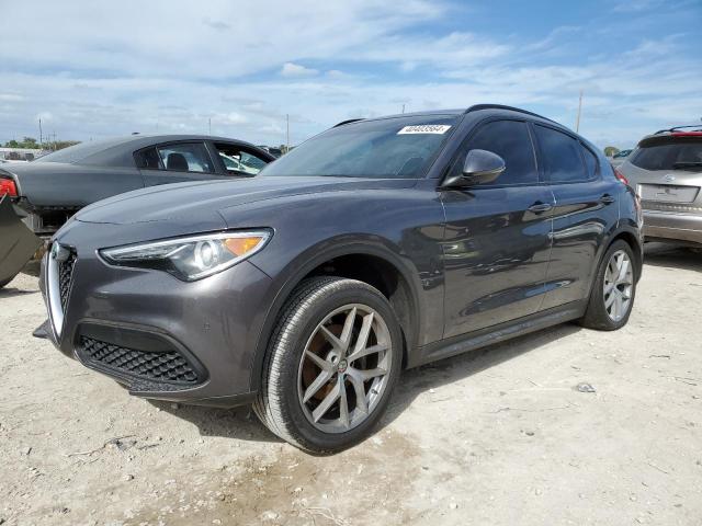 ZASFAKNN0J7B68065 - 2018 ALFA ROMEO STELVIO TI SPORT GRAY photo 1
