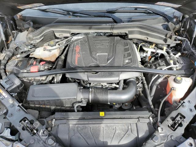 ZASFAKNN0J7B68065 - 2018 ALFA ROMEO STELVIO TI SPORT GRAY photo 12