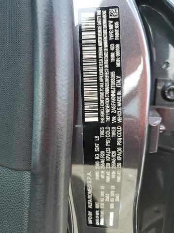 ZASFAKNN0J7B68065 - 2018 ALFA ROMEO STELVIO TI SPORT GRAY photo 14