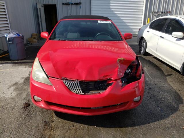 4T1FA38P76U083465 - 2006 TOYOTA CAMRY SOLA SE RED photo 5