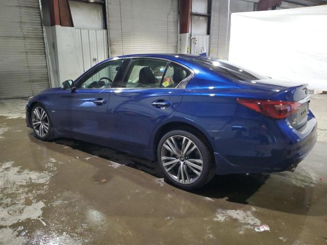 JN1EV7AR4KM551382 - 2019 INFINITI Q50 LUXE BLUE photo 2