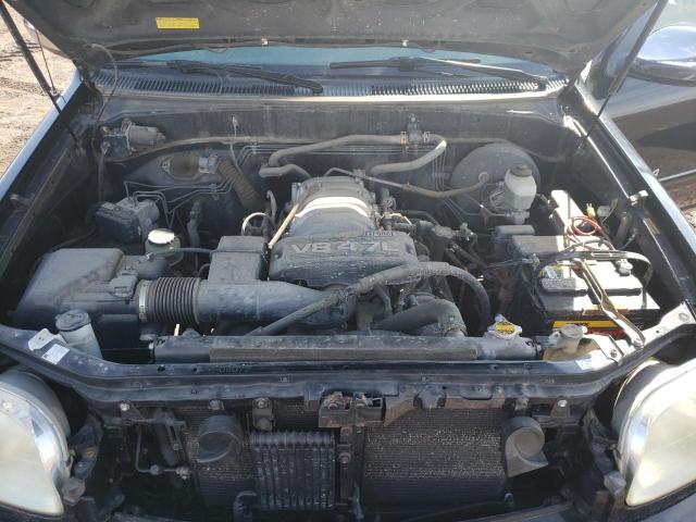 5TBDT441X4S448051 - 2004 TOYOTA TUNDRA DOUBLE CAB SR5 BLACK photo 12