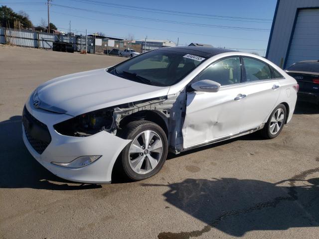 KMHEC4A42CA046560 - 2012 HYUNDAI SONATA HYBRID WHITE photo 1