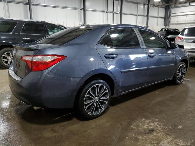 5YFBURHE4FP257579 - 2015 TOYOTA COROLLA L BLUE photo 3