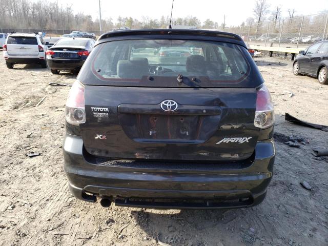 2T1KR30E26C583097 - 2006 TOYOTA COROLLA MA XR BLACK photo 6