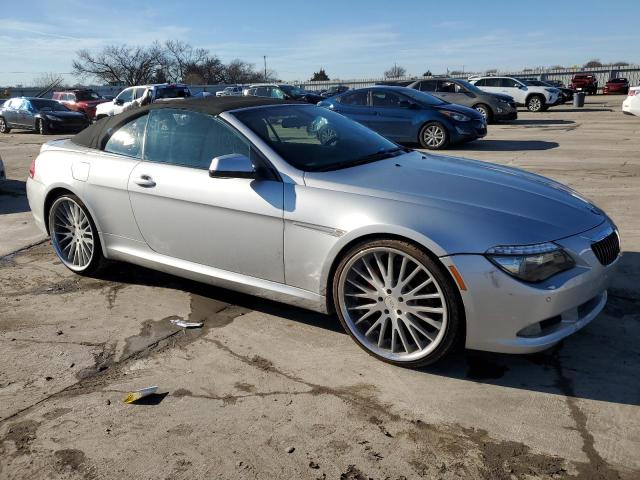 WBAEB5C50AC225617 - 2010 BMW 650 I SILVER photo 4