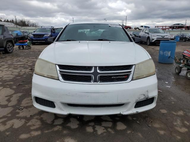 1C3CDZAB7DN551304 - 2013 DODGE AVENGER SE WHITE photo 5