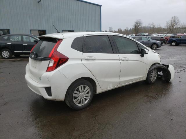 3HGGK5G56FM766510 - 2015 HONDA FIT LX WHITE photo 3