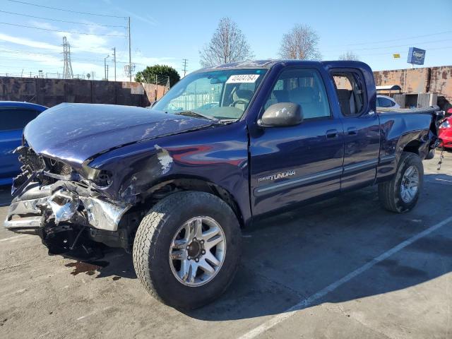 5TBRT34131S213180 - 2001 TOYOTA TUNDRA ACCESS CAB BLUE photo 1