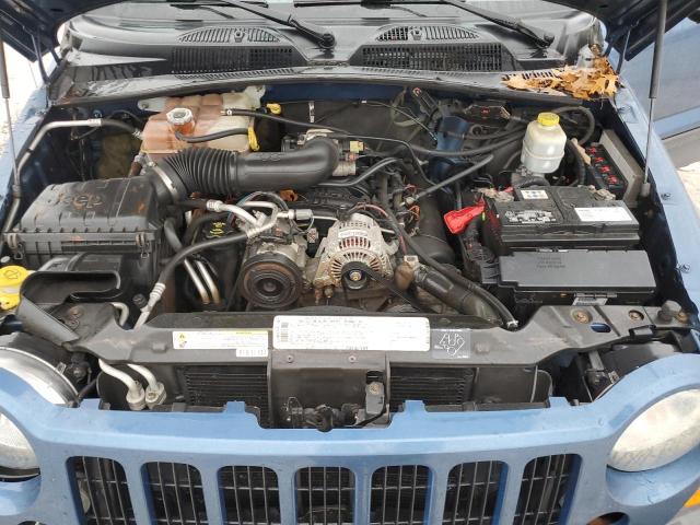 1J4GL48KX6W289066 - 2006 JEEP LIBERTY SPORT BLUE photo 11