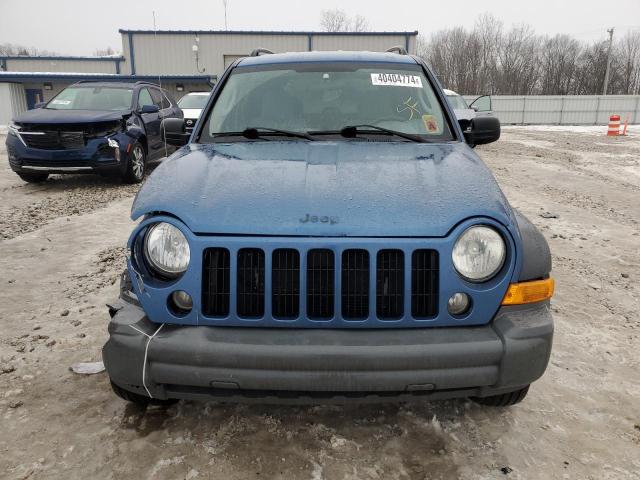 1J4GL48KX6W289066 - 2006 JEEP LIBERTY SPORT BLUE photo 5