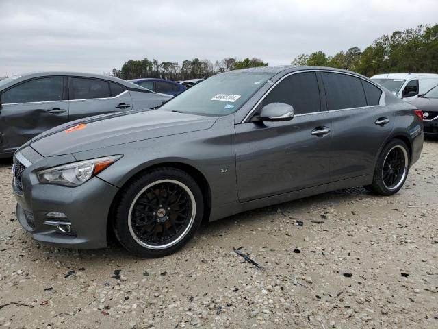 JN1BV7AP0FM339098 - 2015 INFINITI Q50 BASE GRAY photo 1