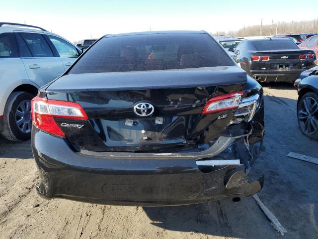 4T4BF1FKXDR288552 - 2013 TOYOTA CAMRY L BLACK photo 6