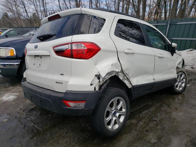 MAJ6S3GLXKC265456 - 2019 FORD ECOSPORT SE WHITE photo 3