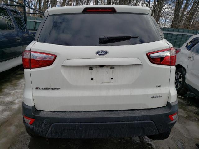 MAJ6S3GLXKC265456 - 2019 FORD ECOSPORT SE WHITE photo 6