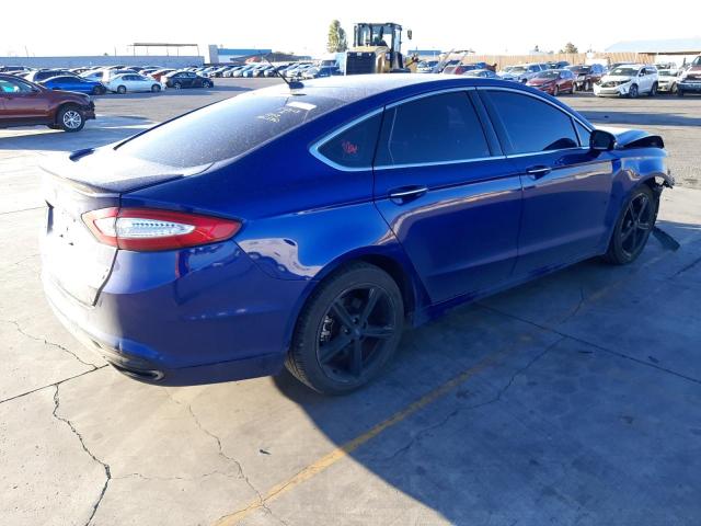 3FA6P0D98GR268616 - 2016 FORD FUSION TITANIUM BLUE photo 3