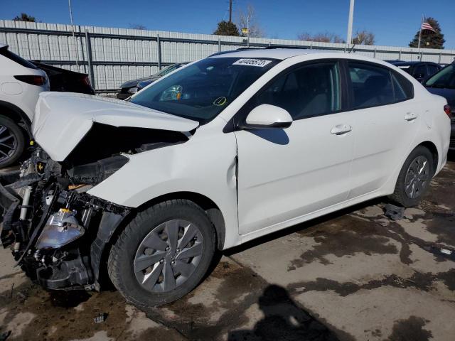 3KPA24AB2KE160381 - 2019 KIA RIO S WHITE photo 1