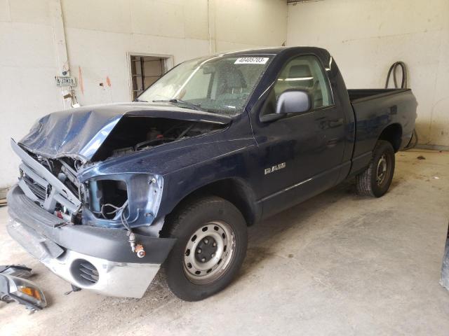 1D7HA16K68J199095 - 2008 DODGE RAM 1500 ST BLUE photo 1