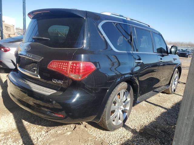 JN8AZ2NE7E9063467 - 2014 INFINITI QX80 BLACK photo 3