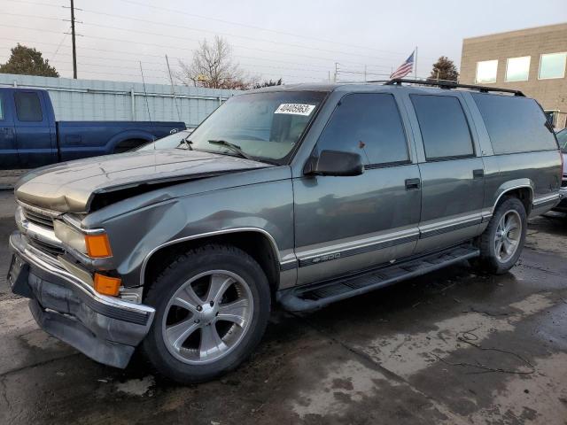 1GNEC16R6XJ388758 - 1999 CHEVROLET SUBURBAN C1500 GRAY photo 1