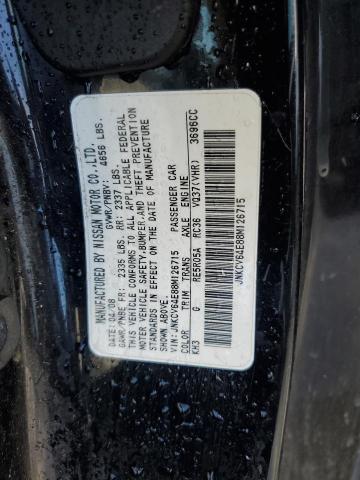 JNKCV64E88M126715 - 2008 INFINITI G37 BASE BLACK photo 13