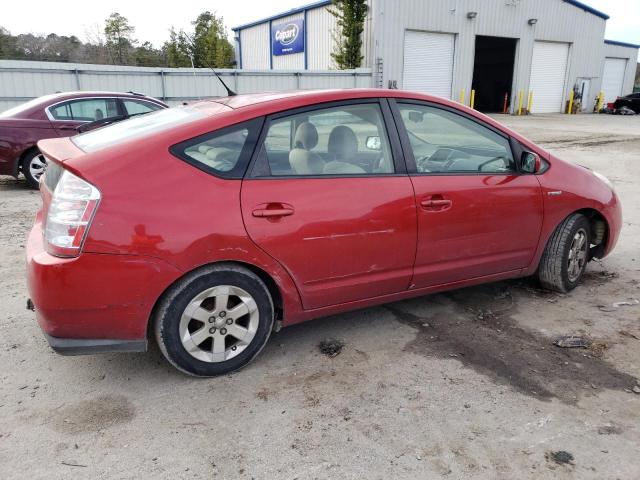 JTDKB20U373274206 - 2007 TOYOTA PRIUS RED photo 3