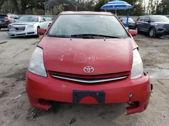 JTDKB20U373274206 - 2007 TOYOTA PRIUS RED photo 5