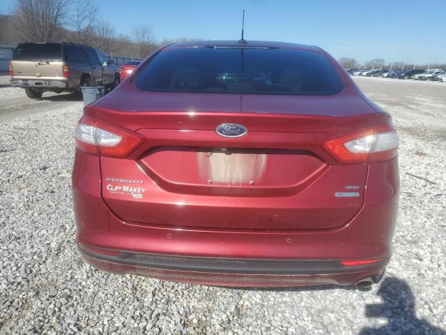 1FA6P0HD4F5125131 - 2015 FORD FUSION SE BURGUNDY photo 6