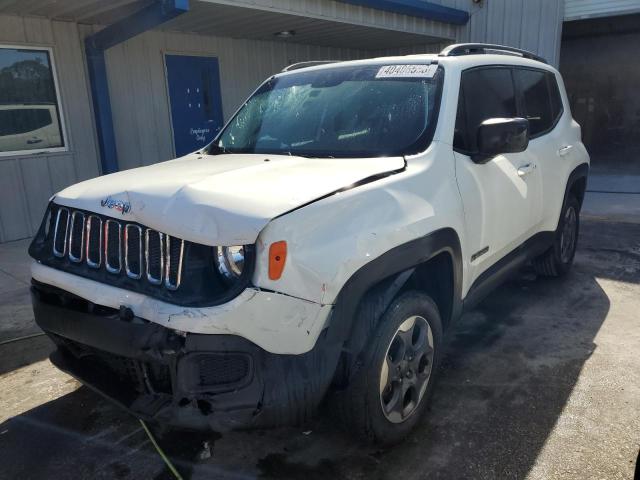 ZACCJBAB2HPG55868 - 2017 JEEP RENEGADE SPORT WHITE photo 1